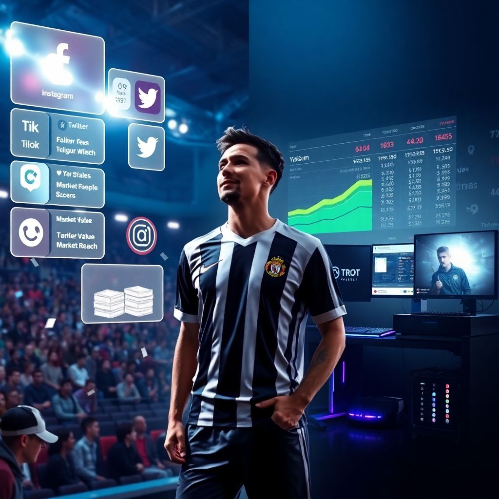 Social media impact on market value of athletes and pro players in transfers