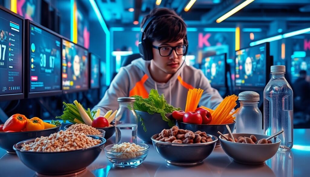 Rotina de saúde e fitness dos jogadores de E-Sports de alto nível: sono, alimentação e treinos - иллюстрация