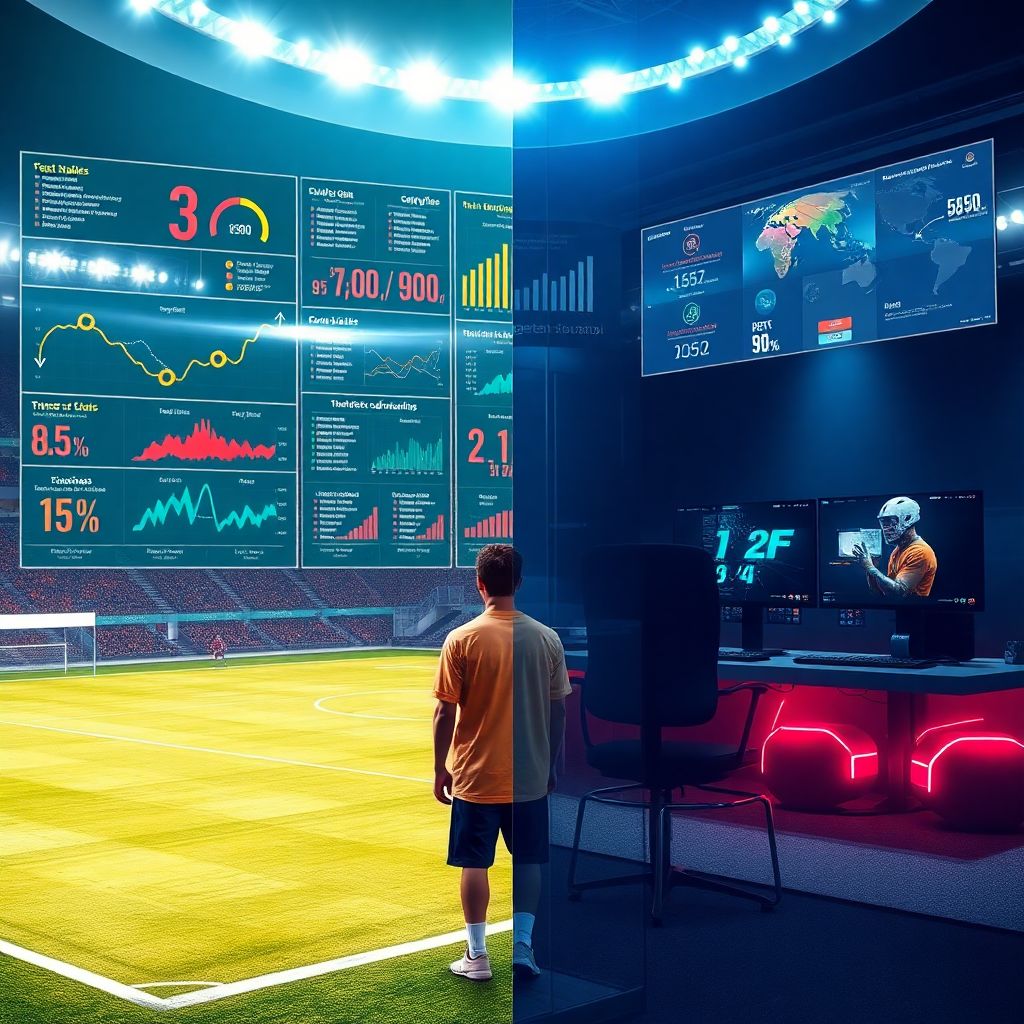 How algorithms shape the market value of players in football and e-sports
