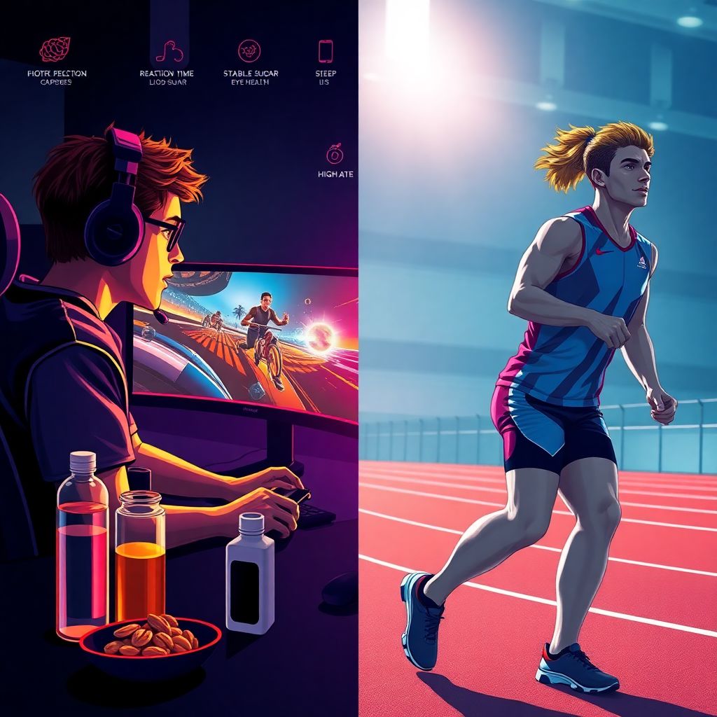 Nutrition and supplementation for gamers vs athletes: myths and best practices