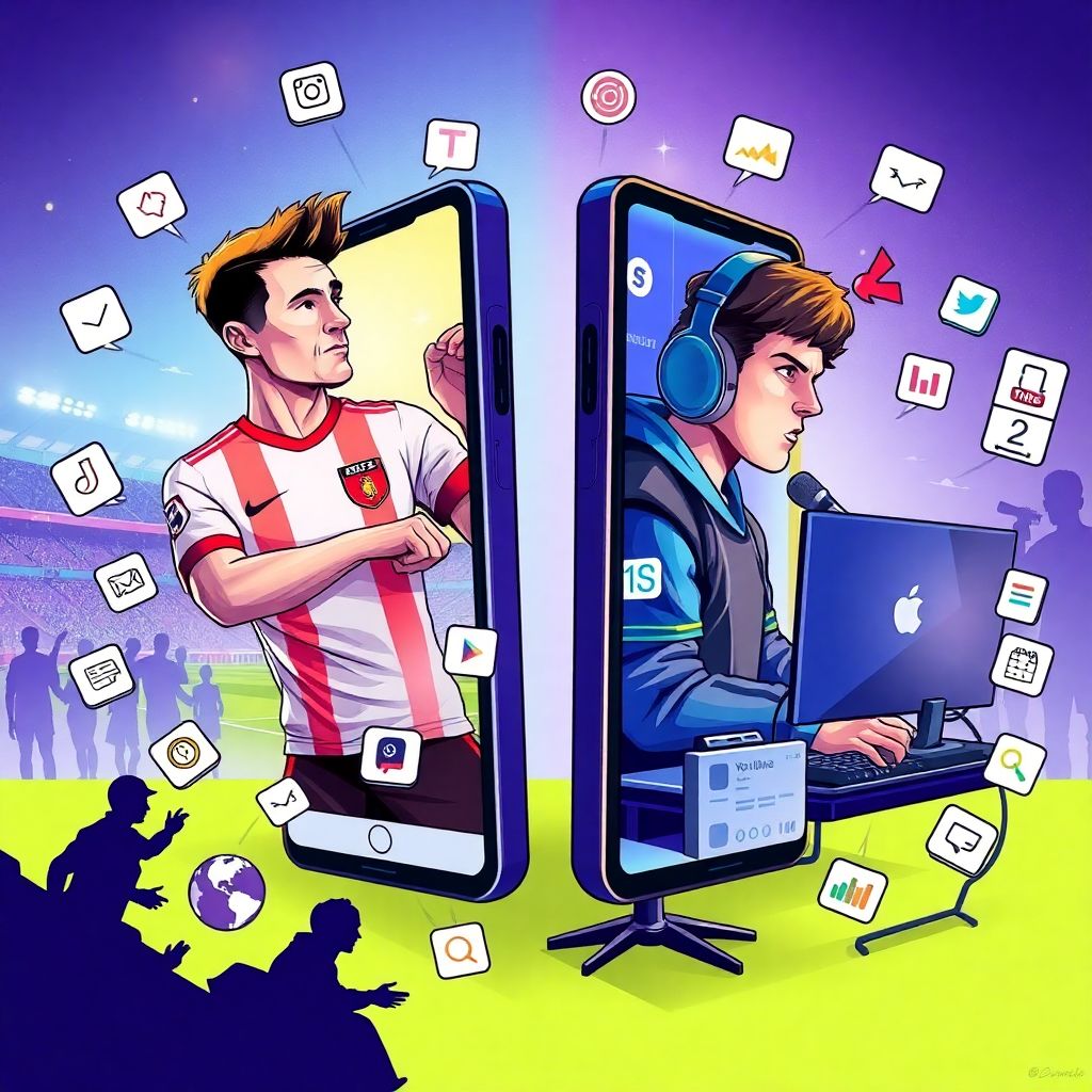 How social media influences promotions, fame and value of athletes and pro players