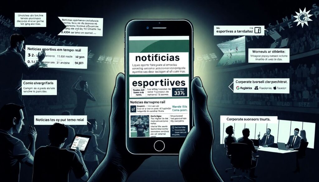 News em tempo real: como consumir informações esportivas sem cair em desinformação e boatos - иллюстрация