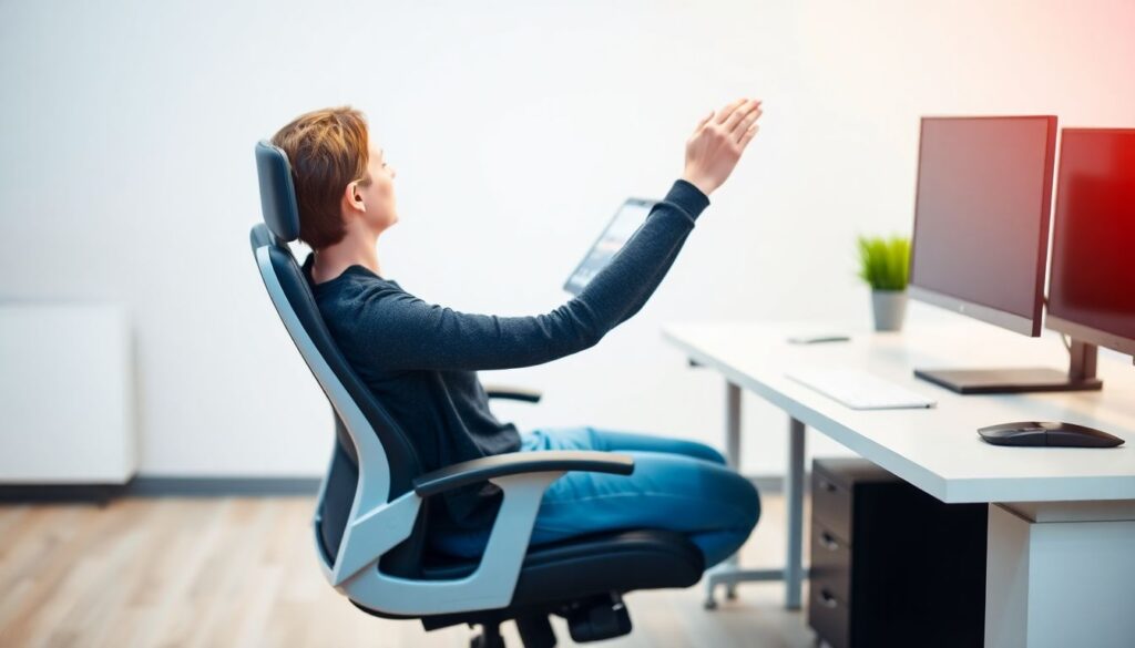 Como montar um setup ergonômico para evitar lesões em longas maratonas de jogo - иллюстрация