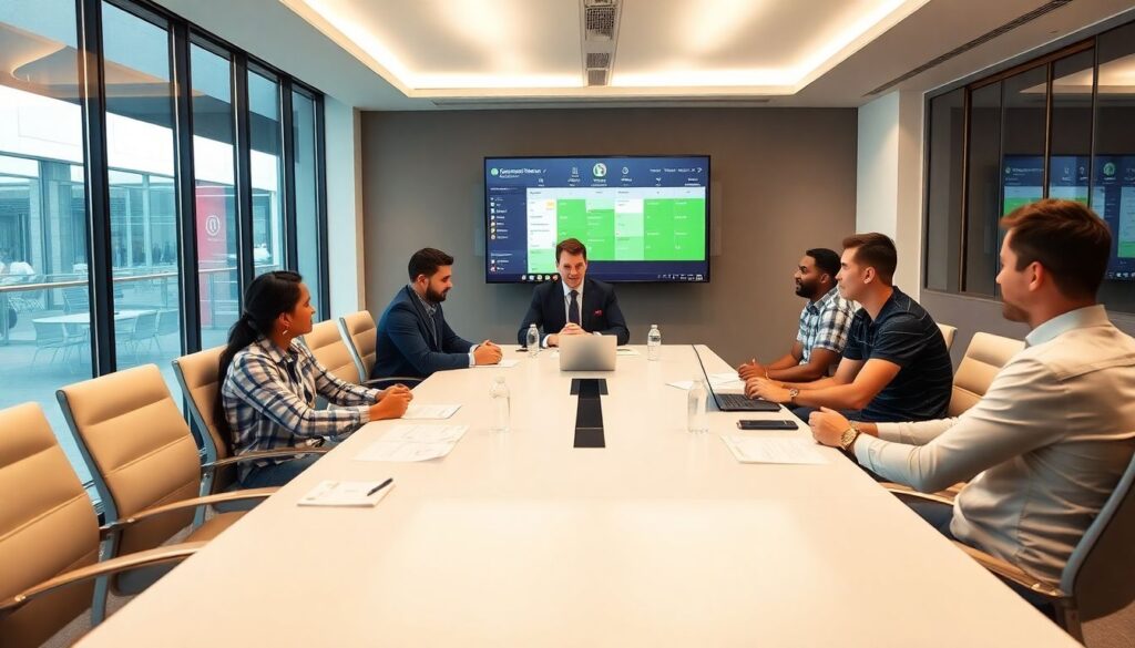 Impacto das redes sociais no valor de mercado e nas transferências de atletas profissionais - иллюстрация