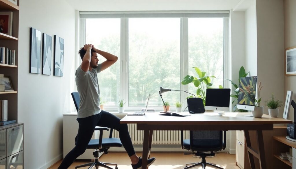 Treinos de alta intensidade para quem passa horas no computador: como prevenir dores e lesões - иллюстрация