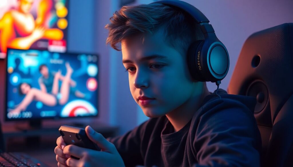 Como montar um setup gamer saudável: ergonomia, iluminação e pausas ativas - иллюстрация