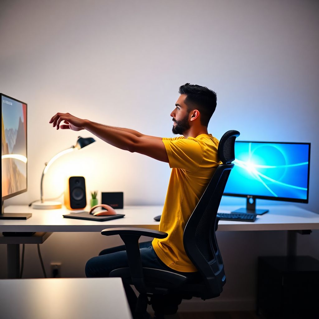 Healthy gamer setup: ergonomics, lighting and active breaks for better gaming