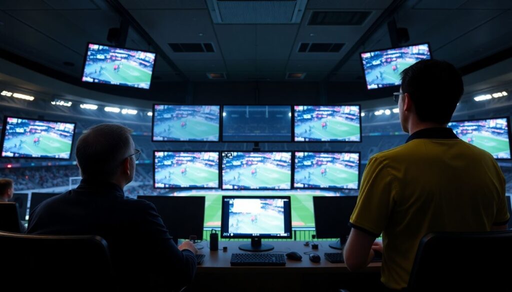 VAR, chip na bola e outros avanços: a revolução da tecnologia esportiva em campo - иллюстрация