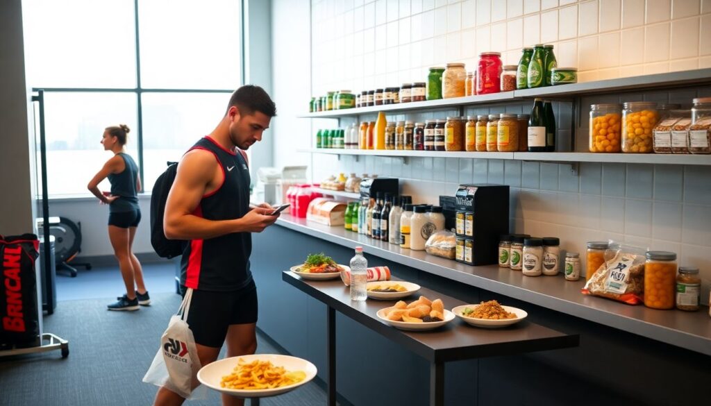 A importância da nutrição esportiva para melhorar desempenho e recuperação dos atletas - иллюстрация