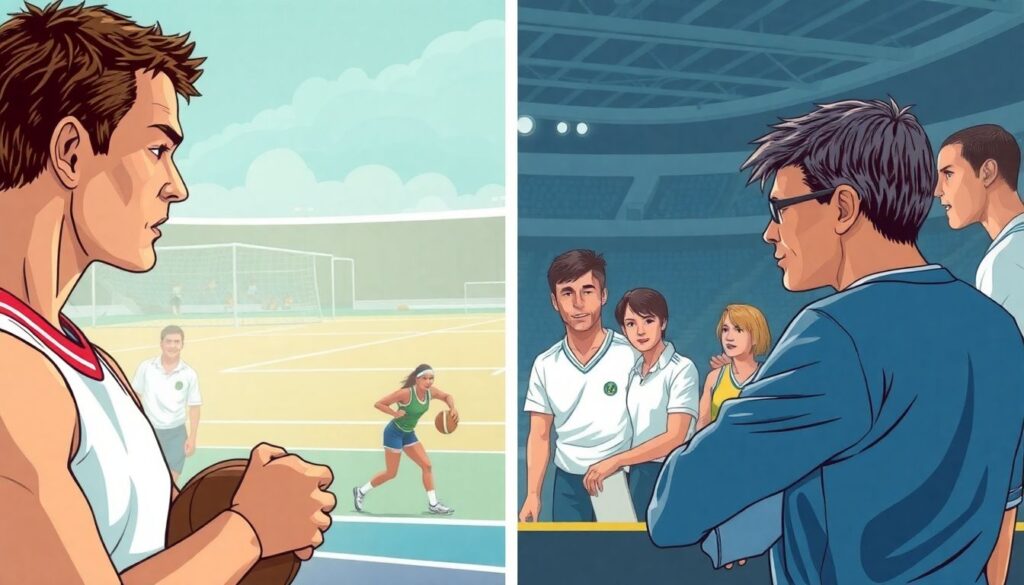 Saúde mental no esporte moderno: pressão, burnout e estratégias para manter o equilíbrio - иллюстрация