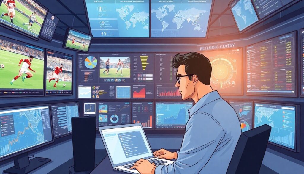 Tecnologia esportiva nos gramados e nas arenas virtuais: o impacto do big data no desempenho de atletas - иллюстрация