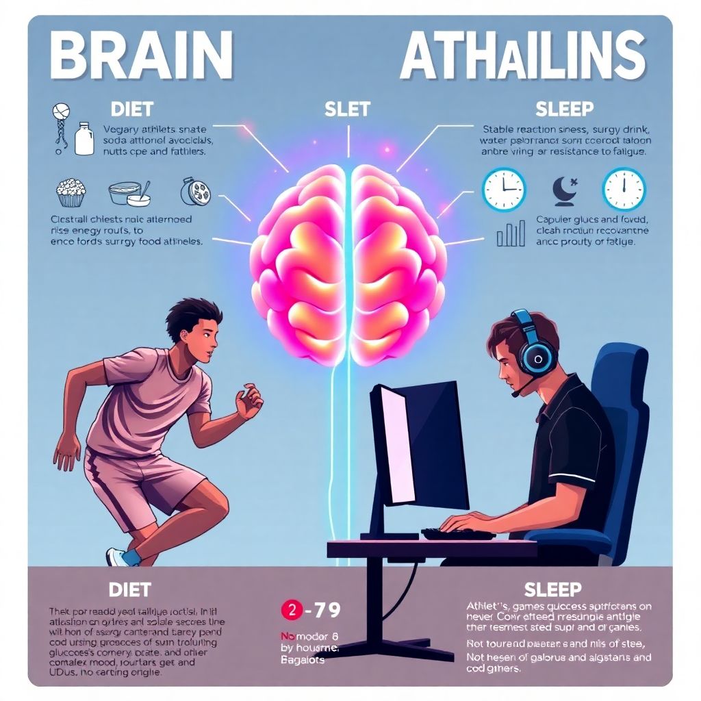 Diet, sleep and mindset: the performance tripod for athletes and competitive gamers