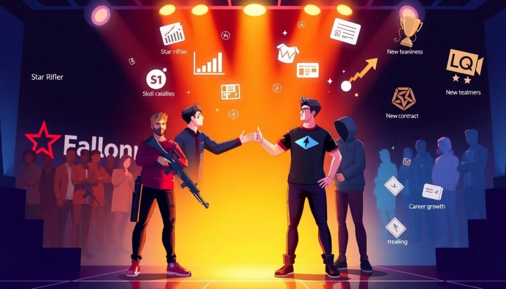 Transferências no mercado de E-Sports: o que leva um pro player a trocar de organização? - иллюстрация