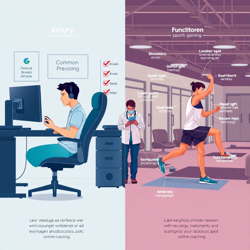 Injuries in gamers and athletes: key differences, similarities and smart training prevention