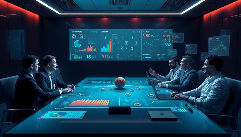 O papel dos dados e da análise estatística nas negociações do mercado de transferências - иллюстрация