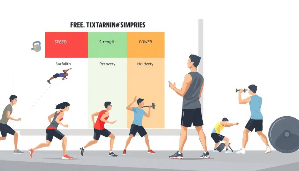 Rotina de treino inspirada em atletas de elite para quem tem pouco tempo livre - иллюстрация