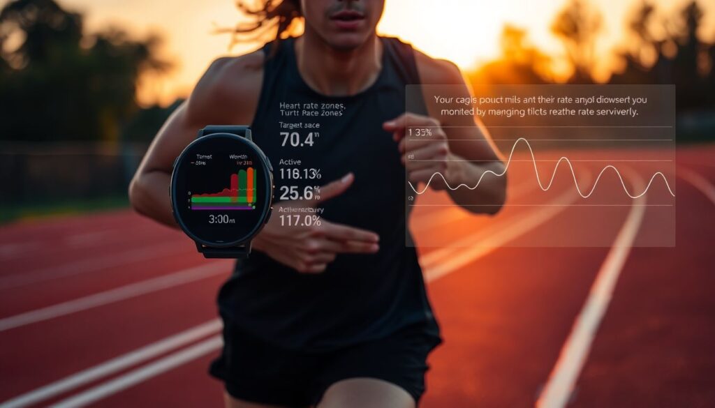 Tecnologia esportiva wearable: como smartwatches e sensores estão mudando o treinamento de atletas - иллюстрация