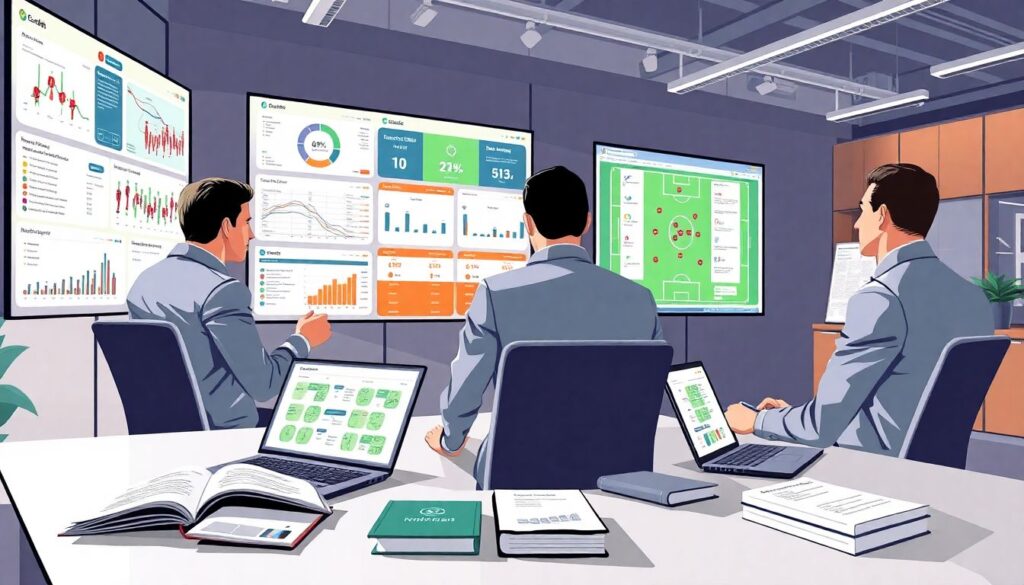 Estratégias de clubes para valorizar jogadores antes de uma venda no mercado de transferências - иллюстрация