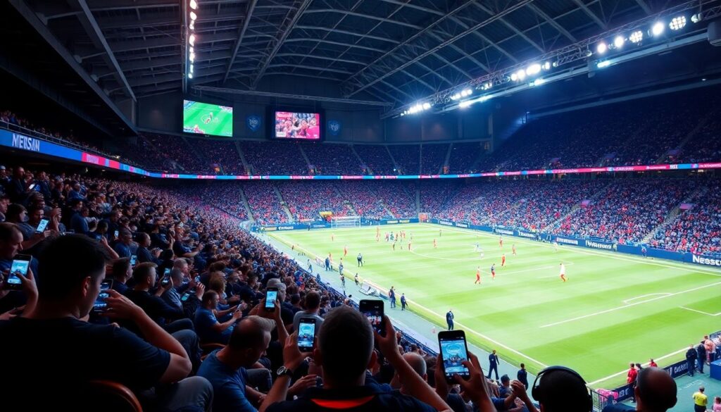 Tendências futuras em tecnologia esportiva: do big data em campo ao fan engagement em tempo real - иллюстрация