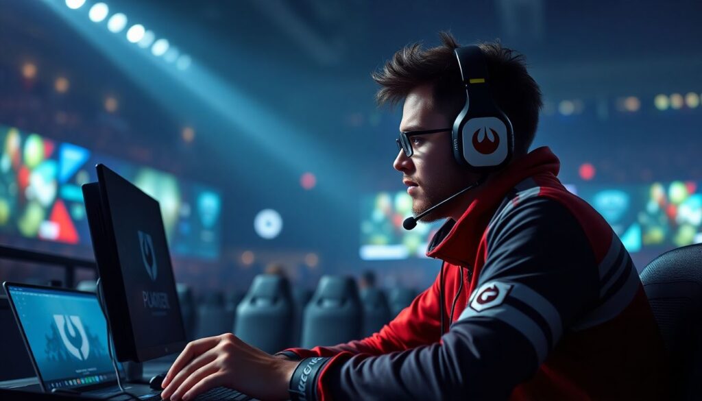 O impacto psicológico das constantes transferências em atletas profissionais e gamers de alto rendimento - иллюстрация