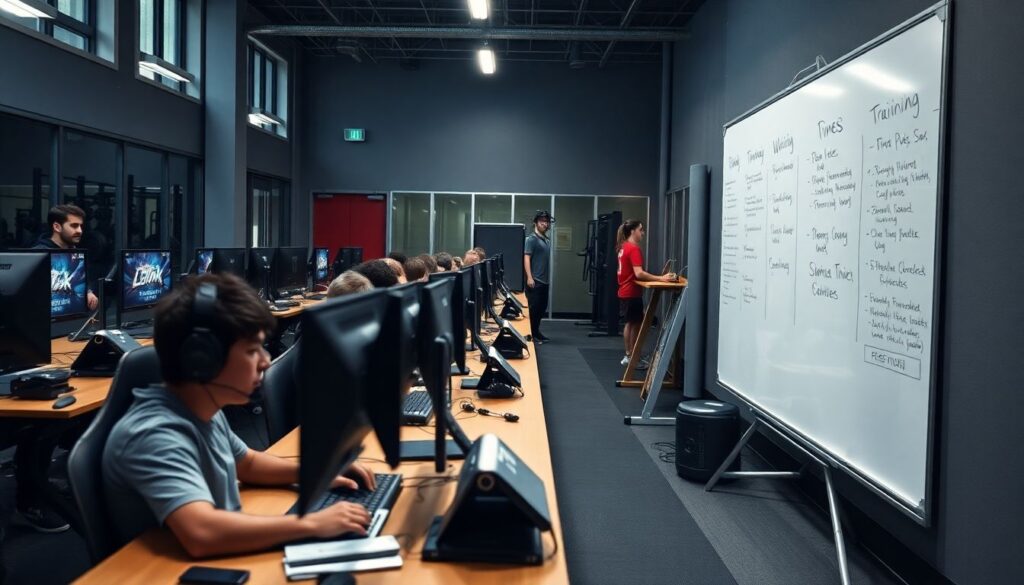 Treinos híbridos: combinando exercícios físicos e treinos in-game para maximizar performance em E-Sports - иллюстрация