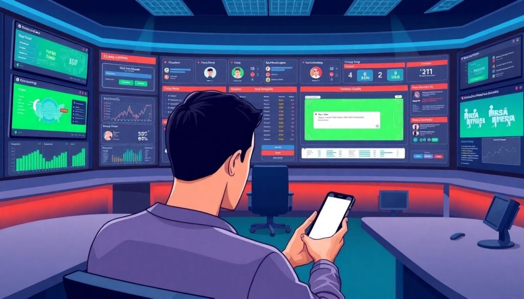 Do campo ao digital: como as casas de apostas usam tecnologia para criar promoções esportivas irresistíveis - иллюстрация