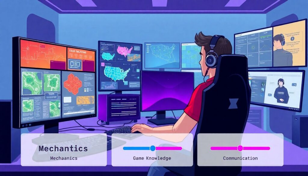 Rotina de treino de um pro player: o que realmente acontece por trás das lives e campeonatos - иллюстрация