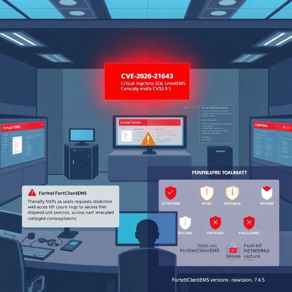 Fortinet corrige vulnerabilidade crítica de injeção Sql no forticlientems