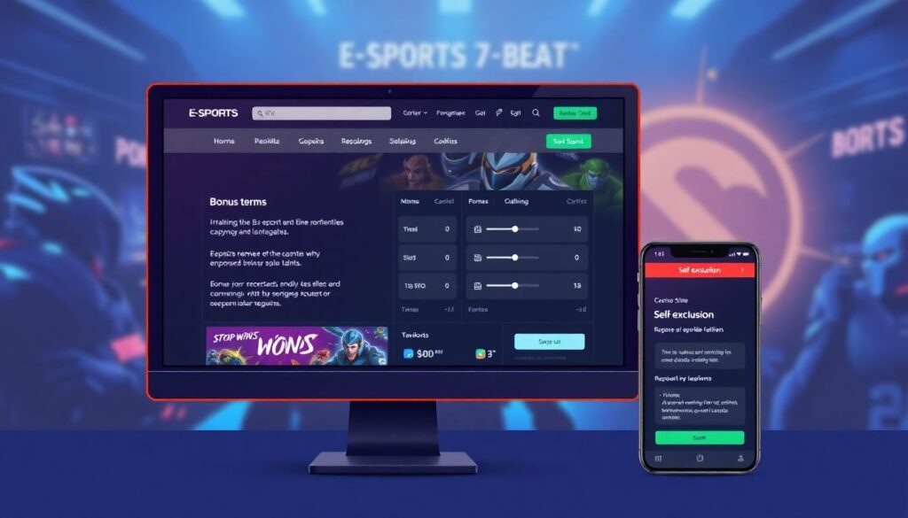 Como apostar de forma responsável em promoções esportivas ligadas a E-Sports e campeonatos tradicionais - иллюстрация