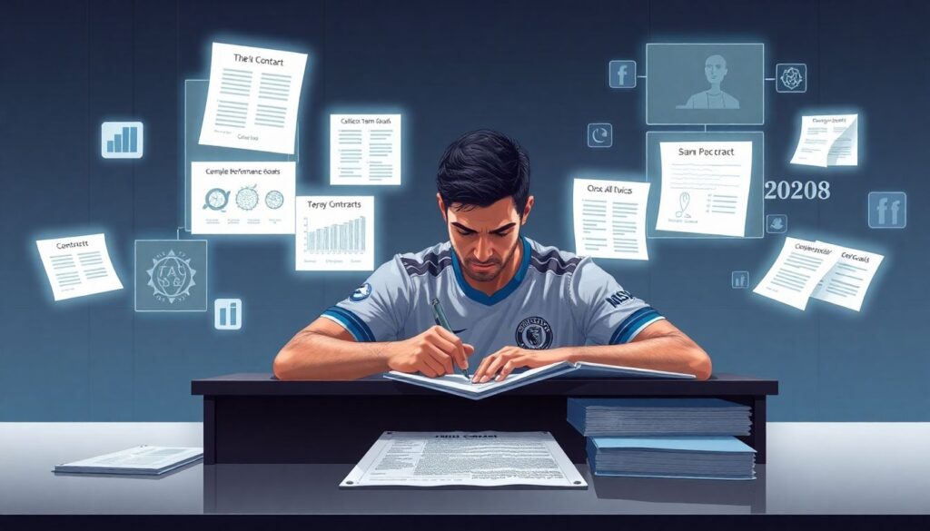 Os bastidores do mercado de transferências no futebol europeu: estratégias, agentes e cláusulas secretas - иллюстрация