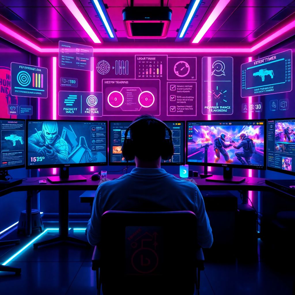 High performance training for pro gamers to boost focus, reflexes and mental health