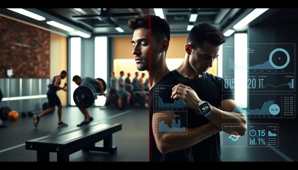 Tecnologia esportiva vestível: relógios, sensores e smartbands que estão mudando a preparação de atletas - иллюстрация