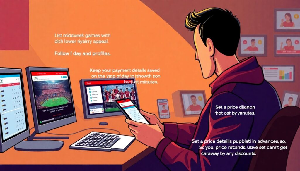 Promoções de ingressos e pacotes VIP em grandes eventos esportivos: como encontrar as melhores ofertas - иллюстрация