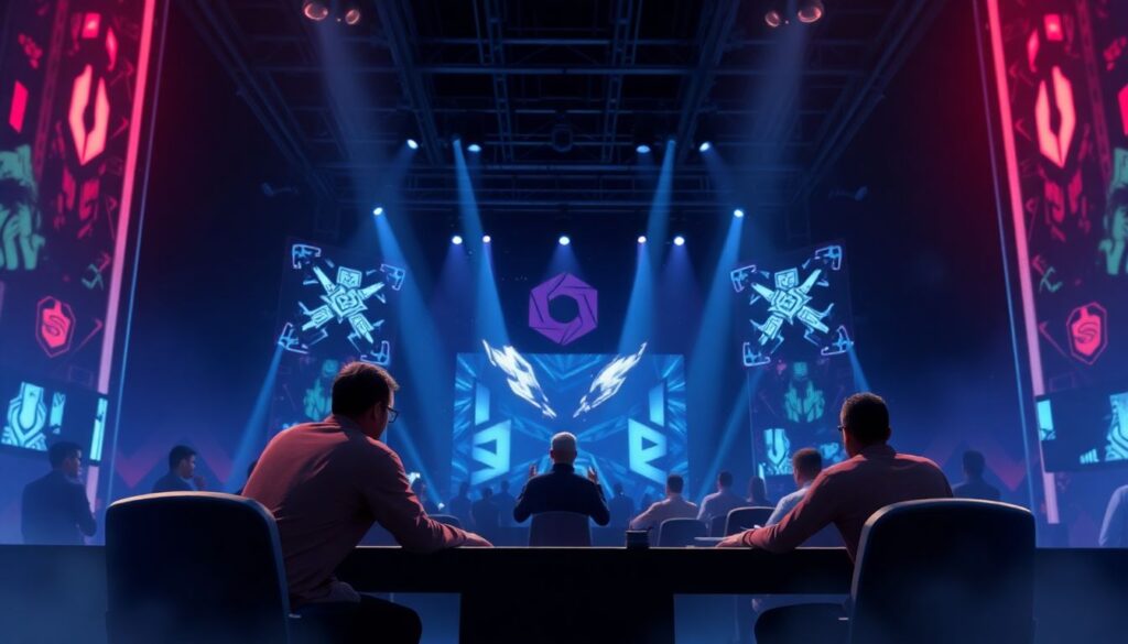 A evolução dos torneios de E-Sports: do lan house aos grandes palcos globais transmitidos online - иллюстрация