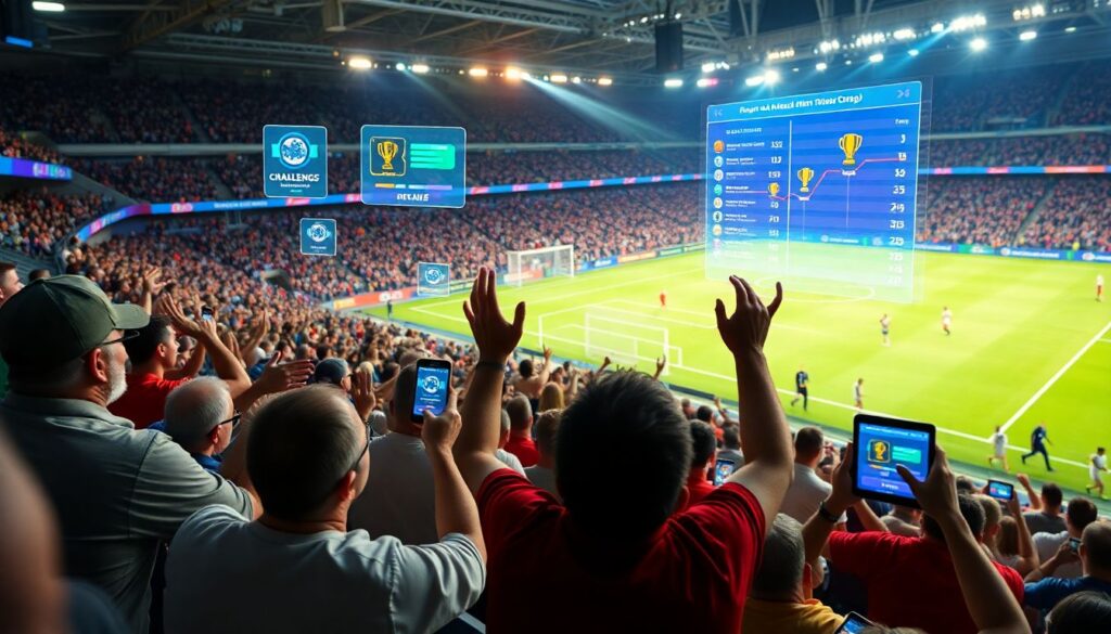 Gamificação em promoções esportivas: como engajar torcedores com desafios, rankings e recompensas digitais - иллюстрация