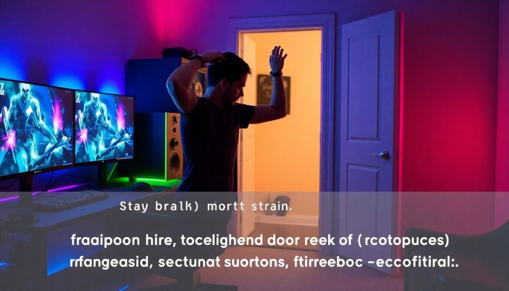 Fitness para gamers: rotinas rápidas de treino para quem passa horas em frente às telas - иллюстрация