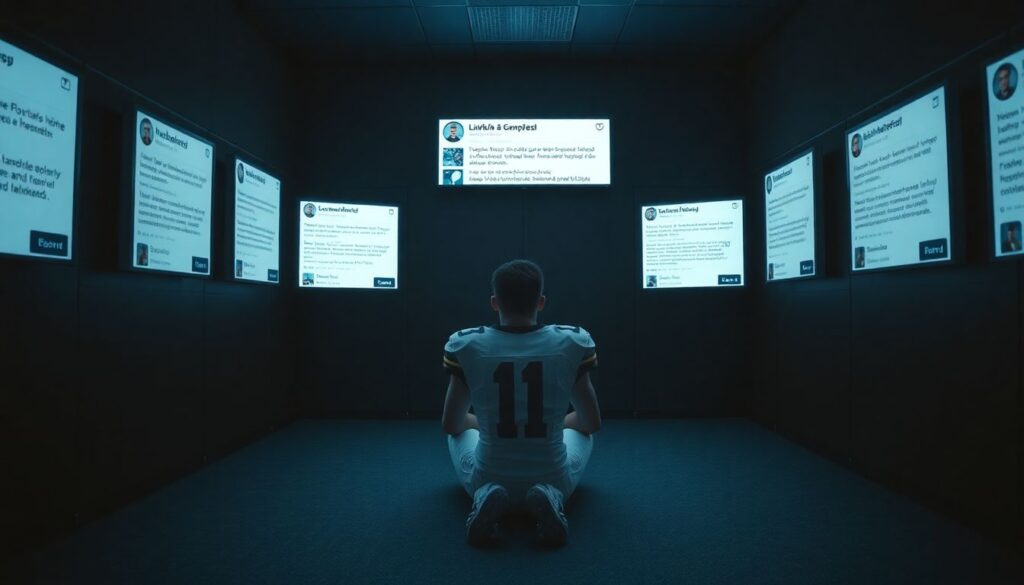 O impacto das grandes transferências na saúde mental dos atletas: pressão, expectativas e performance - иллюстрация