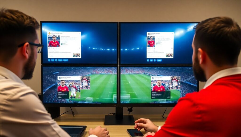 O papel das redes sociais nas promoções esportivas e na valorização de atletas para futuras transferências - иллюстрация