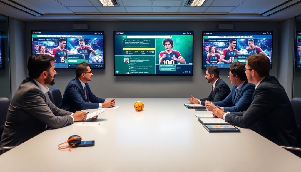 Impacto das redes sociais no valor de mercado dos atletas e nas negociações de transferências - иллюстрация