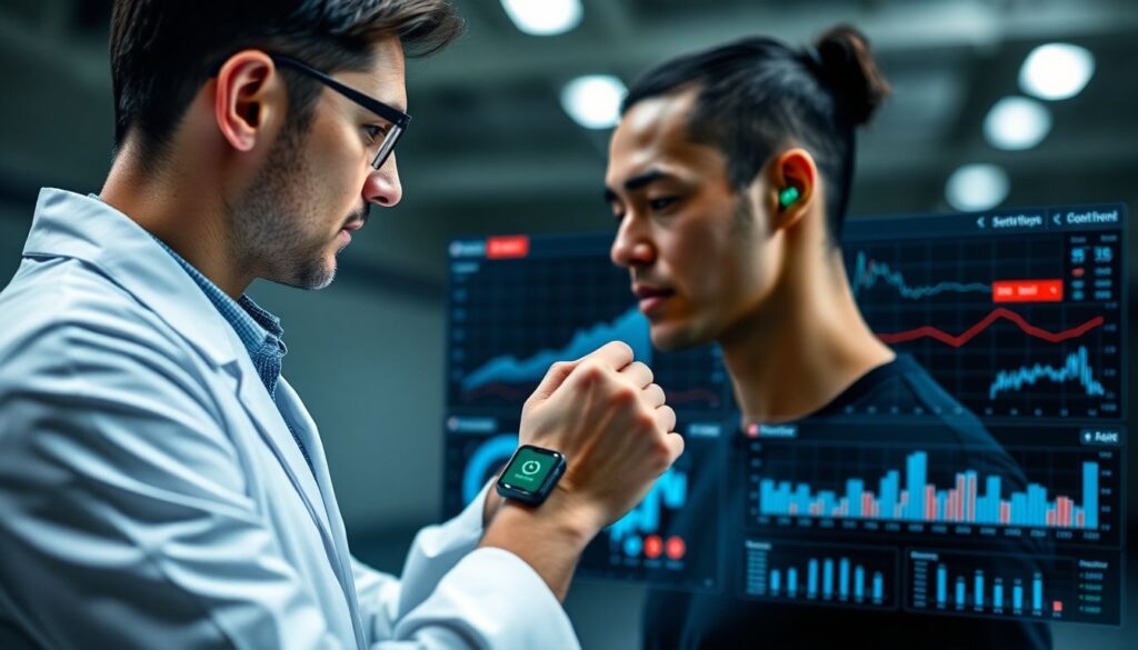 Wearables e sensores inteligentes no esporte: monitorando desempenho, prevenindo lesões - иллюстрация