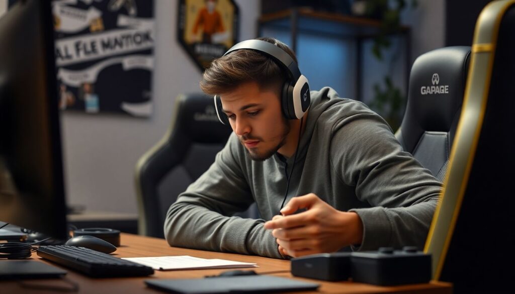 Treino mental para atletas de E-Sports: foco, tomada de decisão e gestão de tilt - иллюстрация