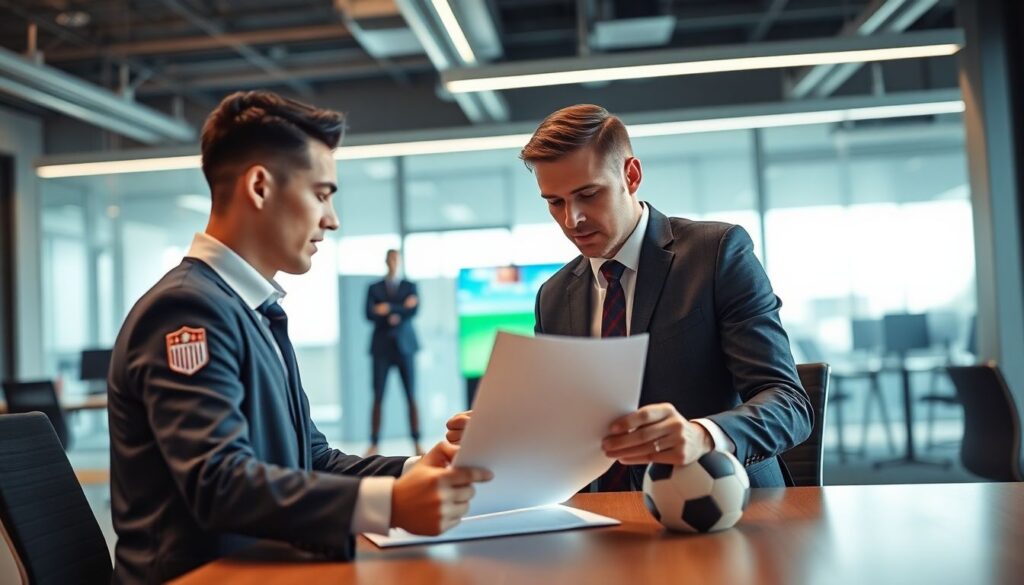 Os bastidores das negociações: como funcionam as cláusulas de contrato no futebol e nos E-Sports - иллюстрация