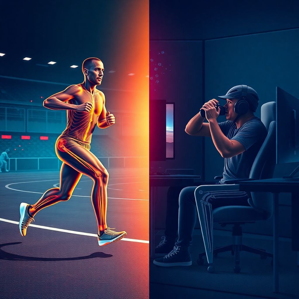 Injuries in athletes and gamers: key differences, prevention and physiotherapy & ergonomics