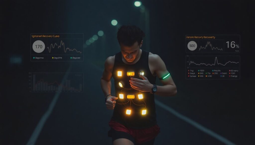 Tecnologia esportiva vestível: gadgets que realmente melhoram seu desempenho físico - иллюстрация