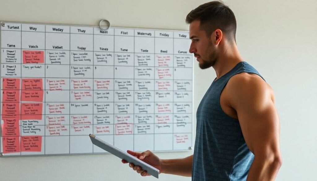 Como montar um plano de treino inspirado em atletas profissionais usando recursos gratuitos online - иллюстрация