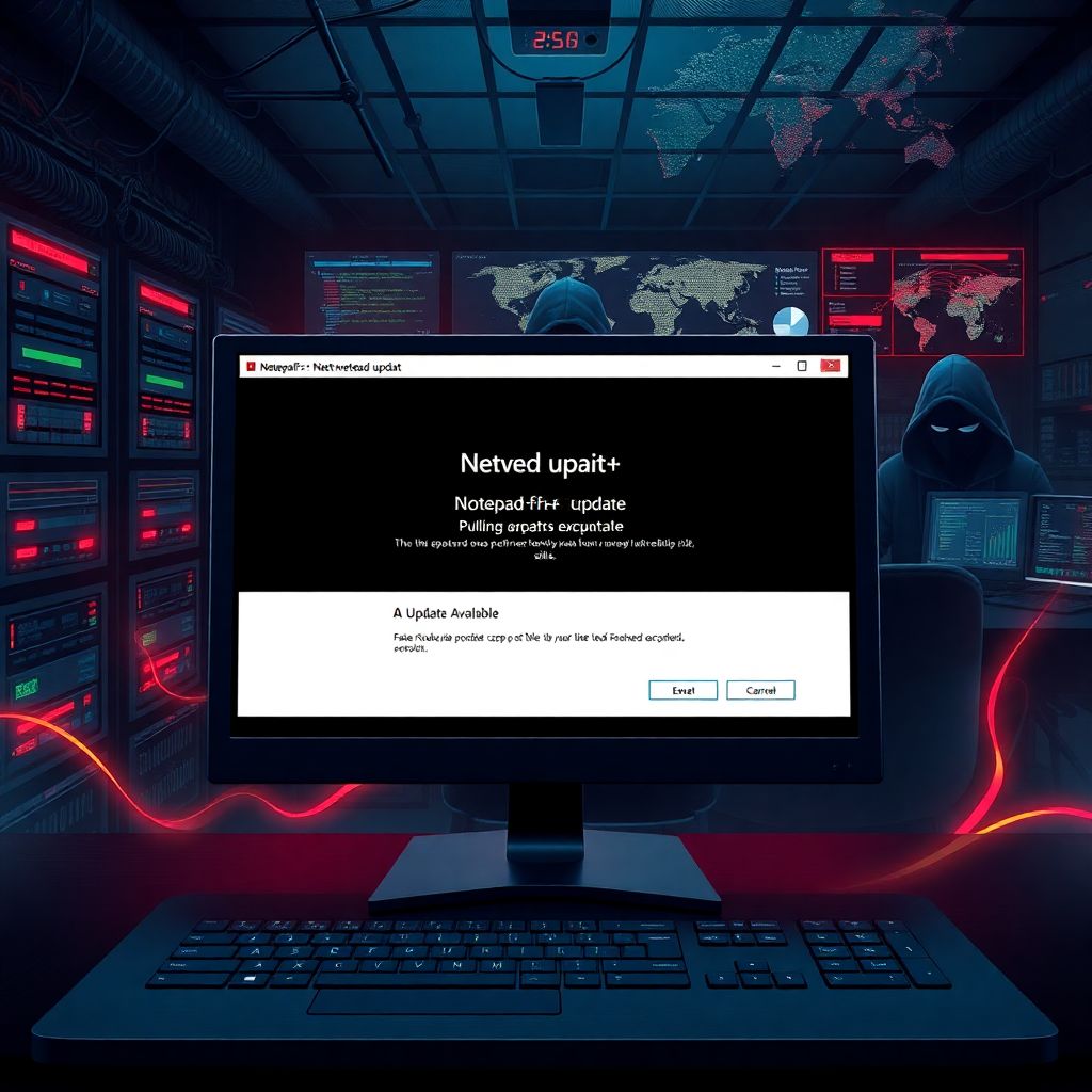 Hackers sequestram atualização do notepad++ e distribuem malware sofisticado