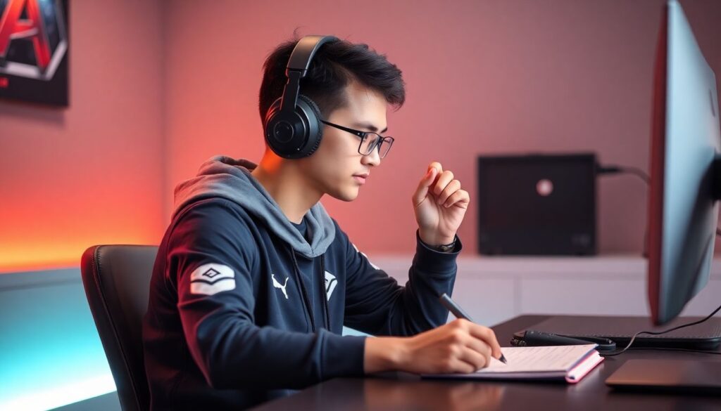 Guia definitivo de saúde e fitness para gamers profissionais e streamers - иллюстрация