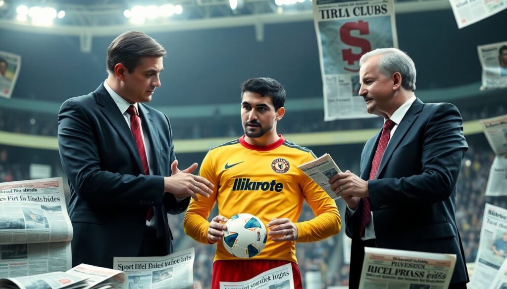 Os bastidores do mercado de transferências no futebol europeu: como surgem os rumores mais quentes - иллюстрация