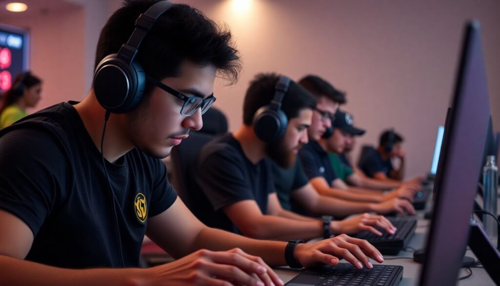 A rotina de treino dos atletas de E-Sports: o que podemos aprender para nossa própria saúde e fitness - иллюстрация