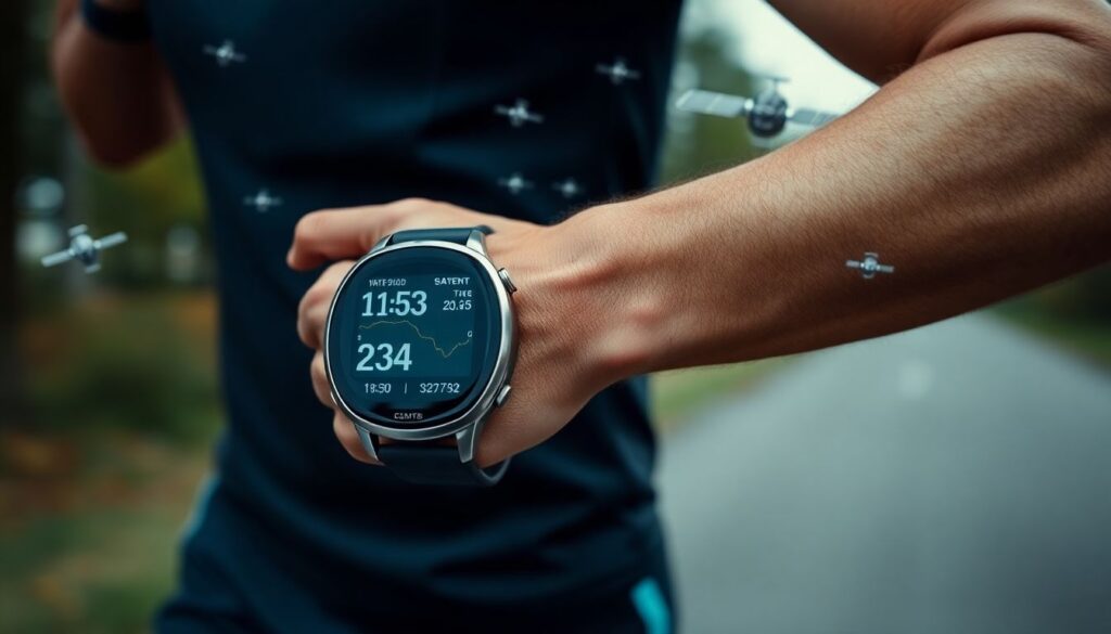 Tecnologia esportiva vestível: como smartwatches e sensores estão mudando a preparação física de atletas amadores - иллюстрация